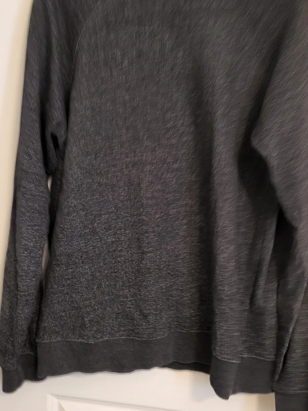 RVCA Men's Charcoal Crewneck Sweater with VA Logo
